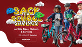 Back-to-School Kids Bike & Helmet Sale